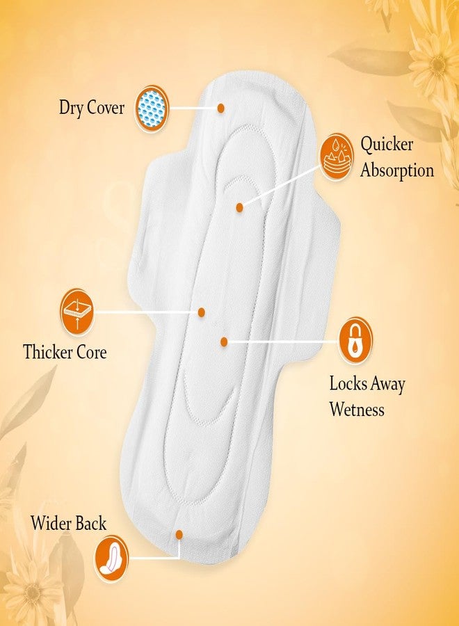 Savvy Maxi Sanitary Napkins Pads For Women, XL Size Regular to Heavy Flow Advanced Leaklock Protection, Wider Wings Super Absorption - (80 Pads) 280mm - Image 5